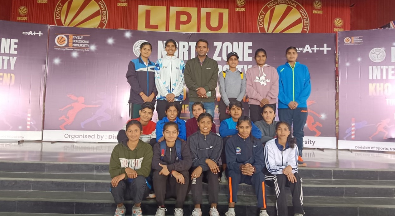 Participate North Zone Inter University (Kho-Kho)
